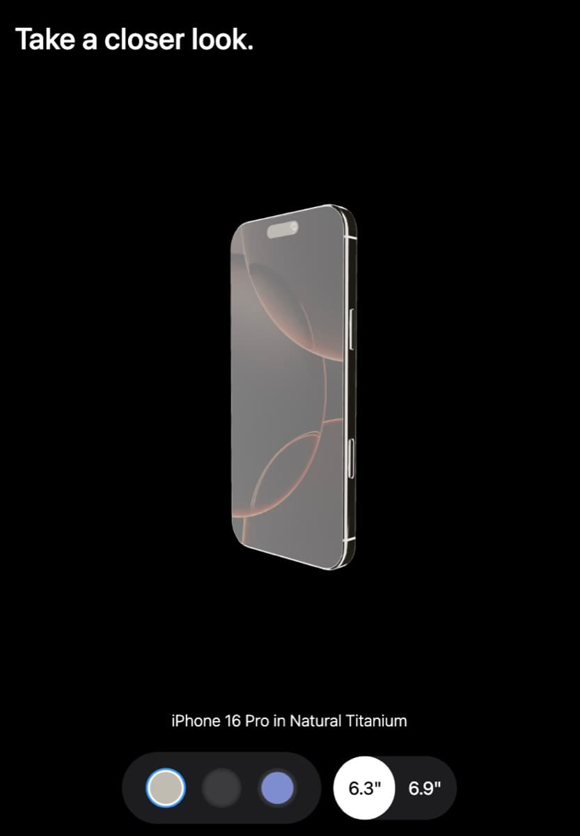 Rotating 3D iPhone model rendered with Three.js